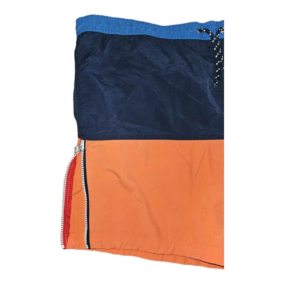 Tommy Hilfiger Swim Trunks Men's Big Medium Zipper Drawstring Pockets - Picture 4 of 9